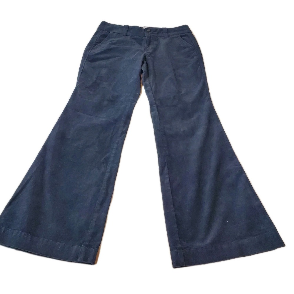 old navy charcoal corduroy Flare Leg pants women 33W31L Pockets